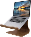 Wooden Laptop Stand, Walnut, Pack of 2 Q1849