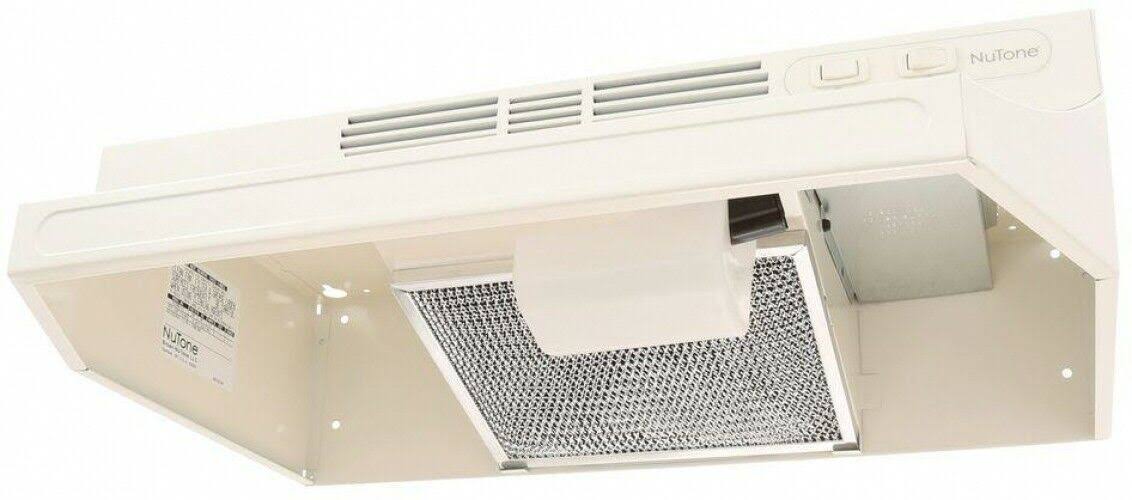 24 in. Ductless Under Cabinet Range Hood with Light in Bisque C48452