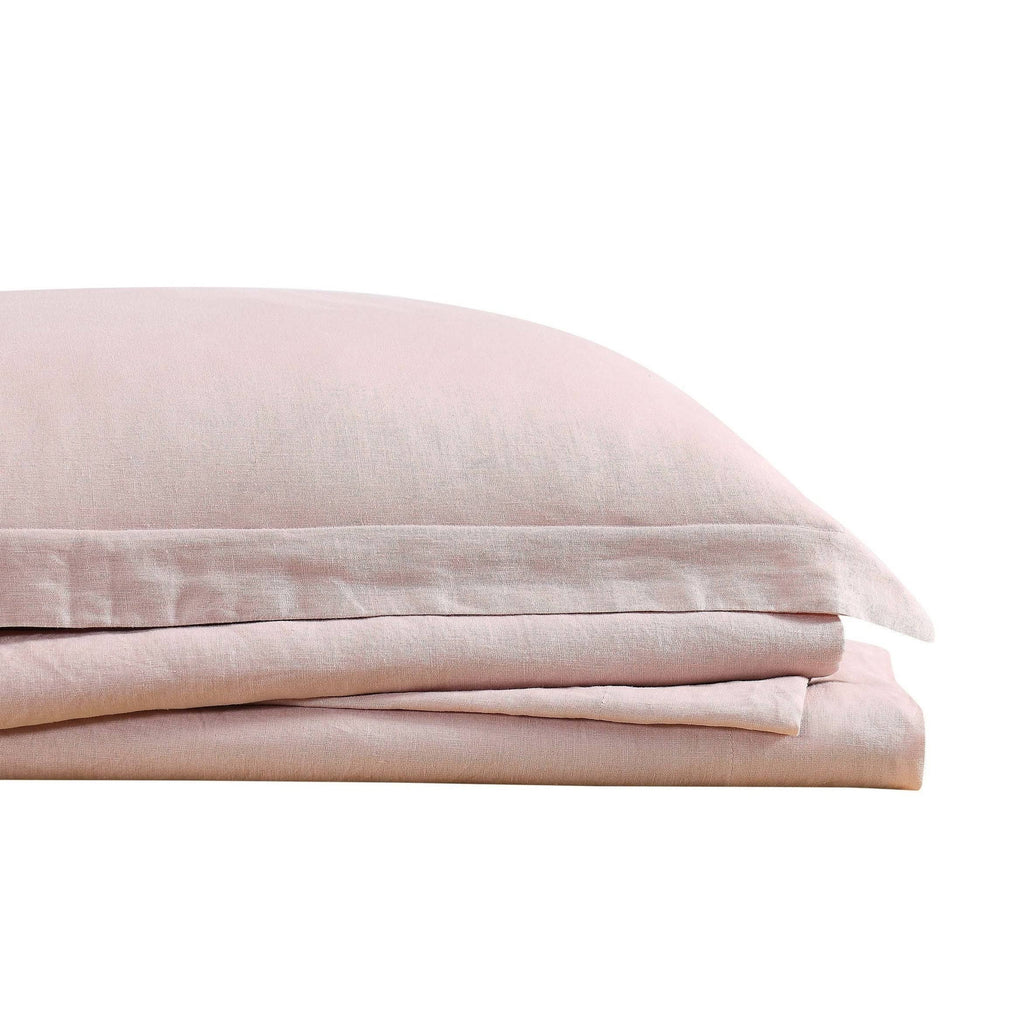 Blush Flax Linen California King Sheet Set U450343