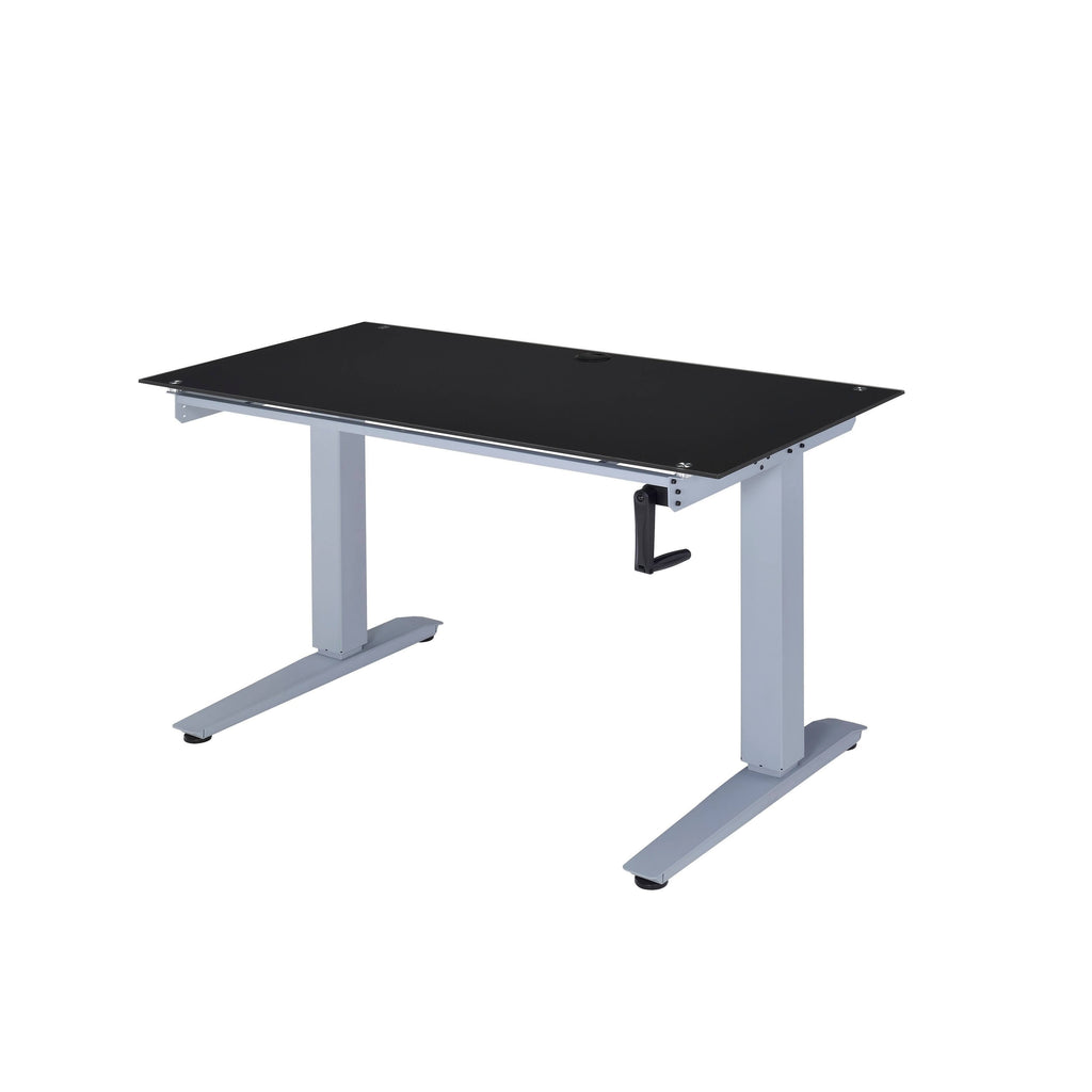 Black Glass Writing Desk S788020