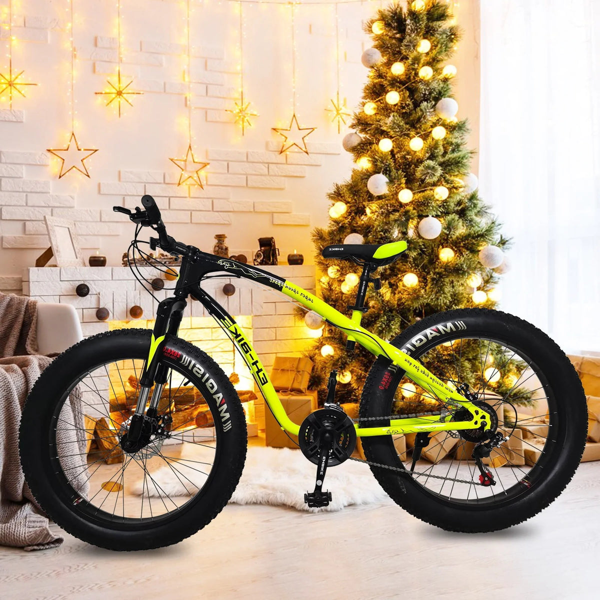 26-inch Fat Tire 21-Speed Mountain Bike K2006