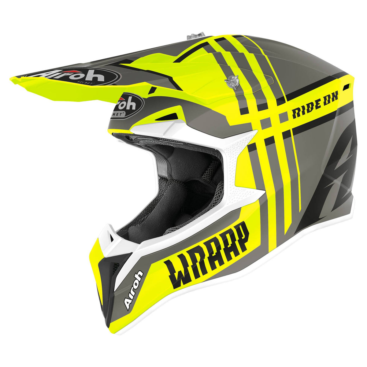 Helmet Wraap Broken Yellow Matt Size M N5019