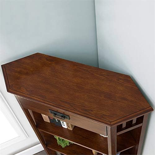 3 Shelf Corner Bookcase in Mission Oak C679