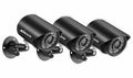1080p 8CH DVR 4pcs 2MP HD Outdoor Waterproof Camera Night Vision Motion Detection DVR Kit S326536