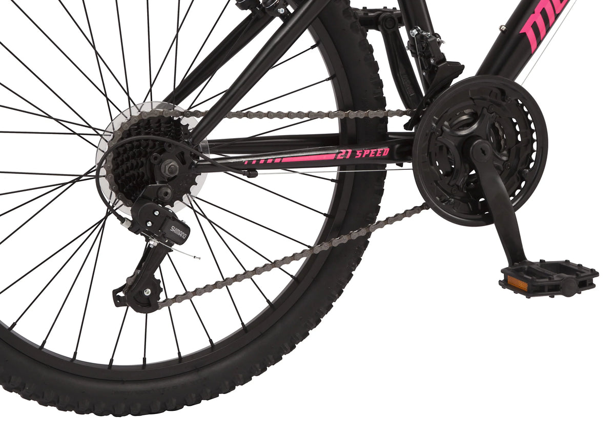 Black 24-in. 21 Speeds Mountain Bike E102777