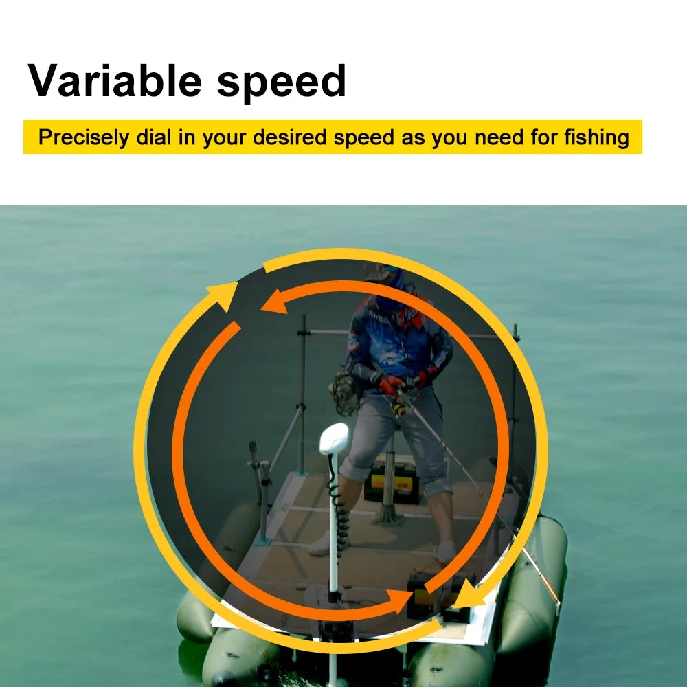 12V 55LBS 54inch Bow Mount Trolling Motor with Wireless Remote Control N728