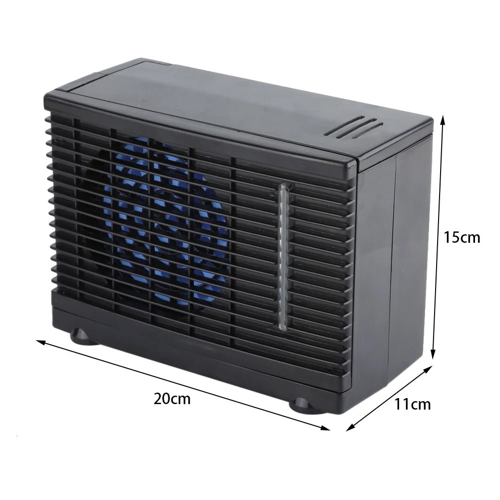 Portable 12V Evaporative Water Cooler Fan Q9893