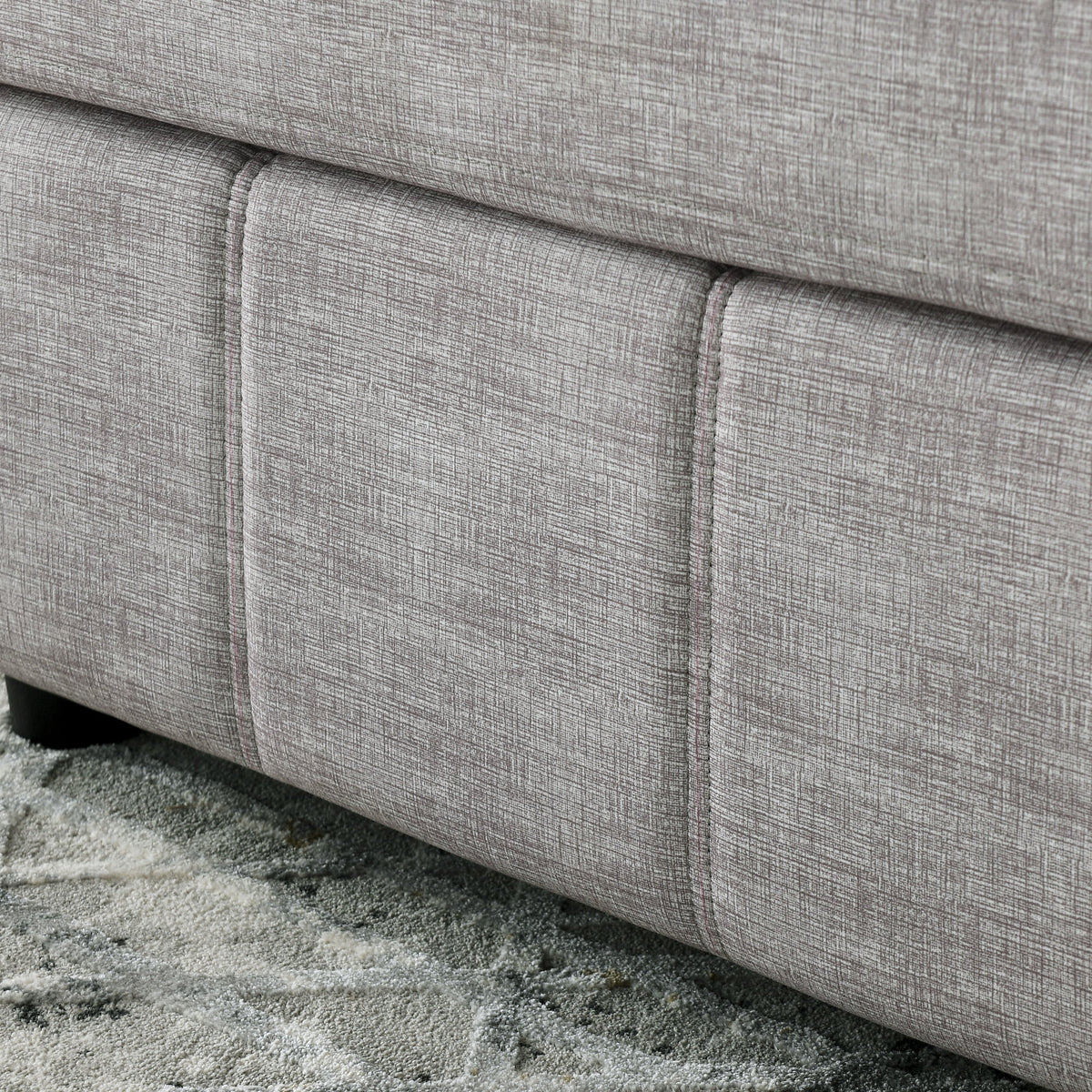 L Shaped Upholstered Modular Sectional Sofa B19564