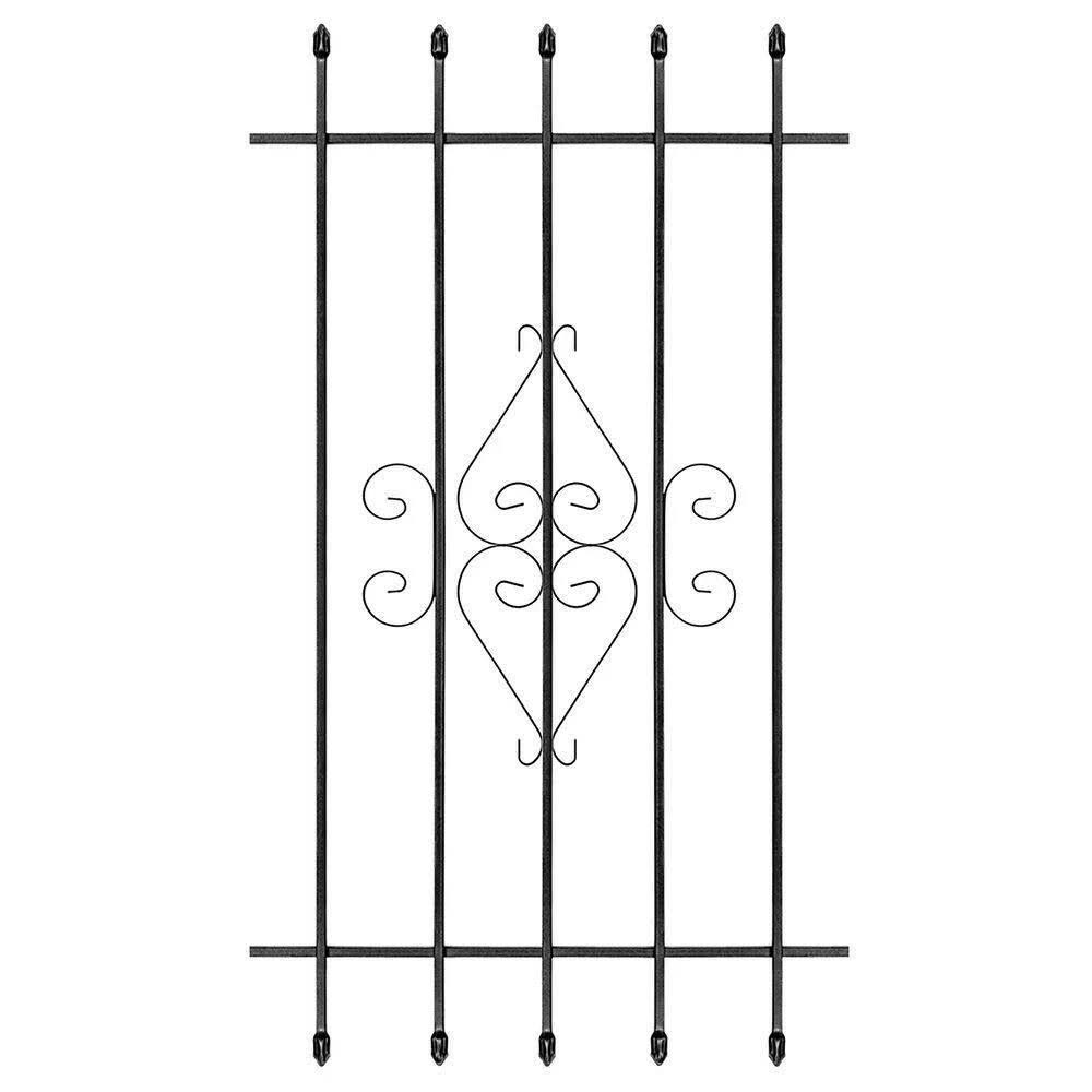 Black 5-Bar Window Guard J4013