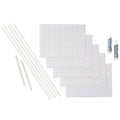Gloss White Backsplash Kit C354