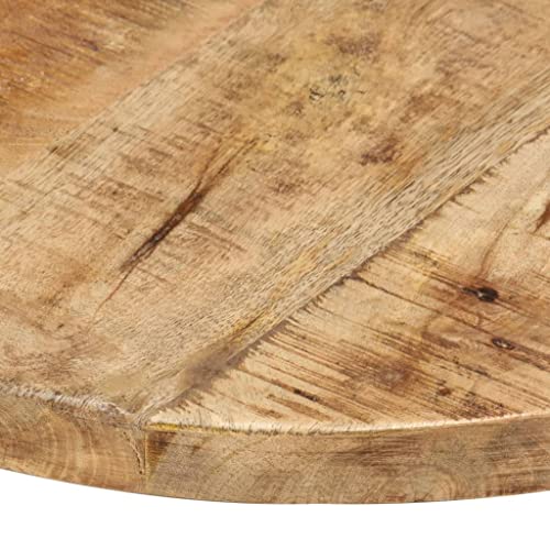 Solid Reclaimed Wood Round Table Top 15.7" N774
