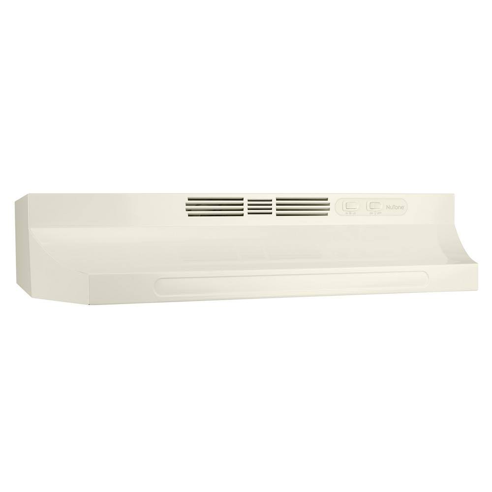 24 in. Ductless Under Cabinet Range Hood with Light in Bisque C48452