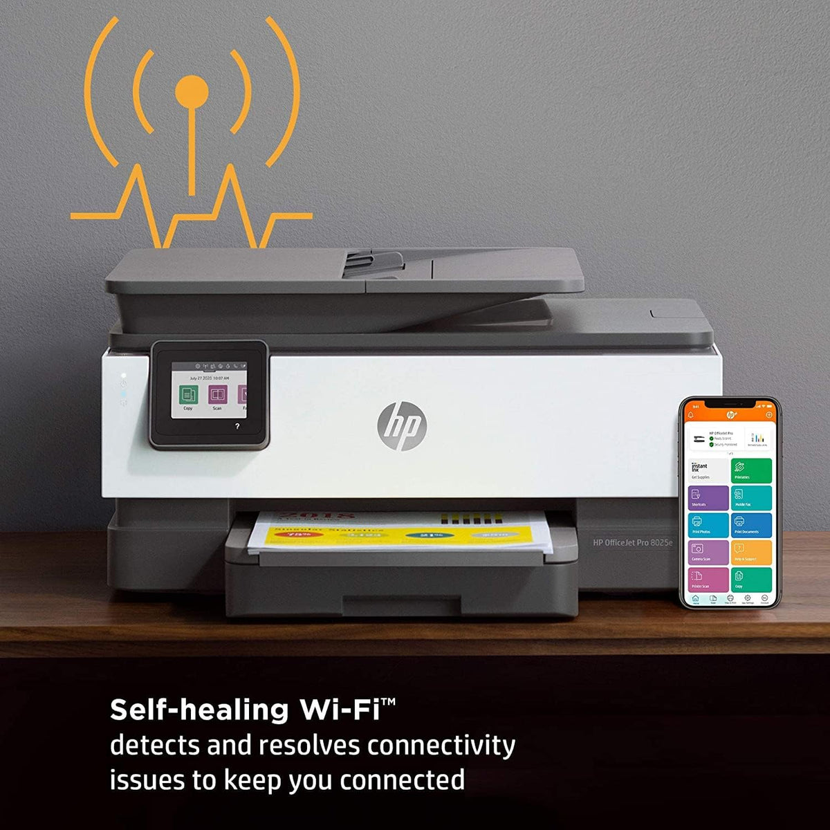 HP OfficeJet Pro 8025e All-in-One Wireless Color Inkjet Printer M4380