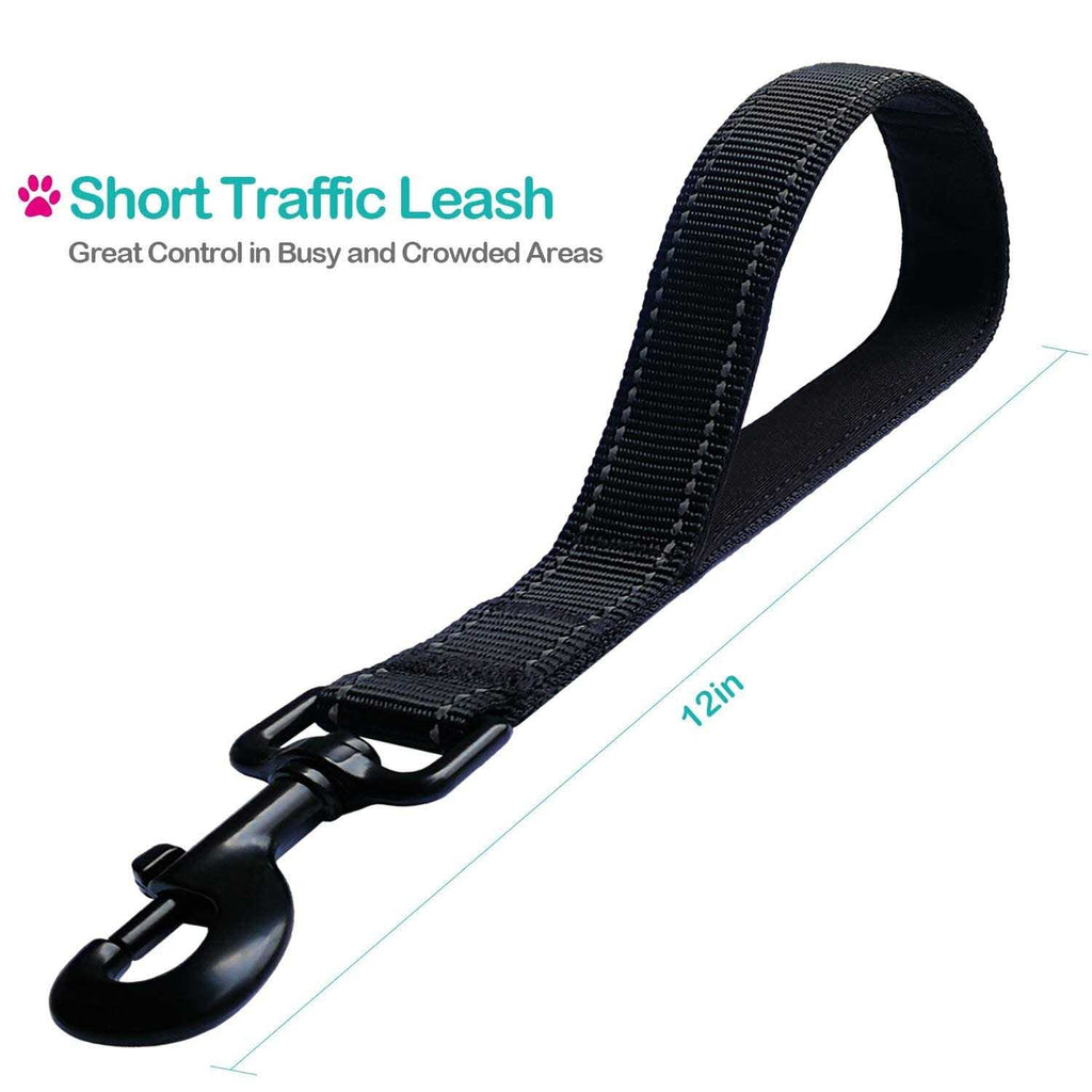 Short Padded Handle Heavy Duty Nylon Dog Leash G78122