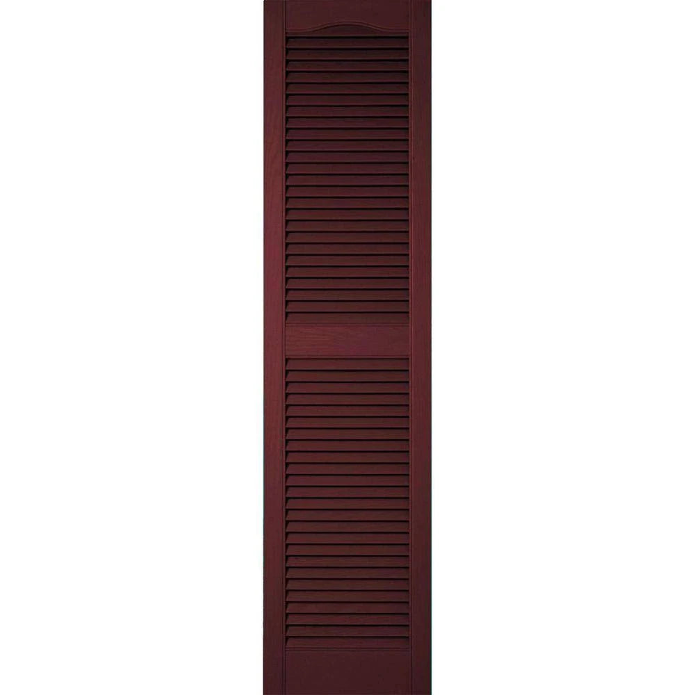 Bordeaux Vinyl Louver Shutters K73675