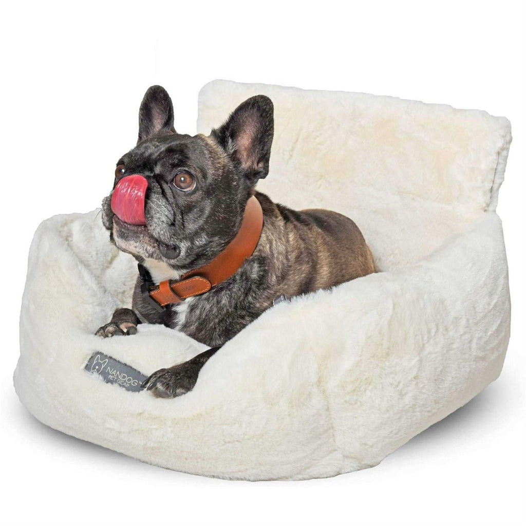 Ivory Dog Car Seat Bed A44784