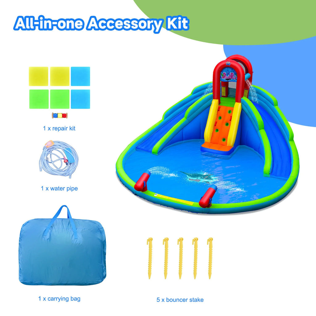 Inflatable Waterslide Bounce House with Handrail U568649