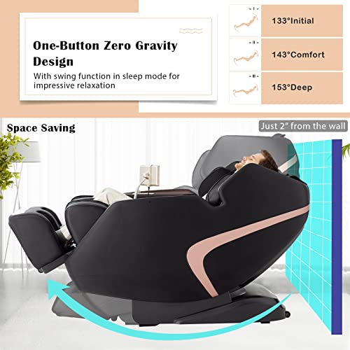 3D Full Body Massage Chair with SL Track T9206