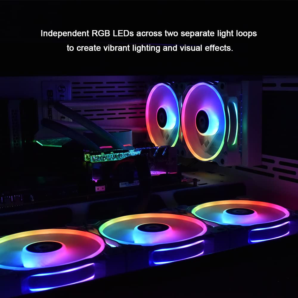 120mm RGB Case Fan 3 Pack O6464