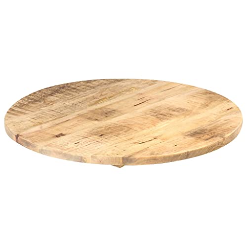 Solid Reclaimed Wood Round Table Top 15.7" N774