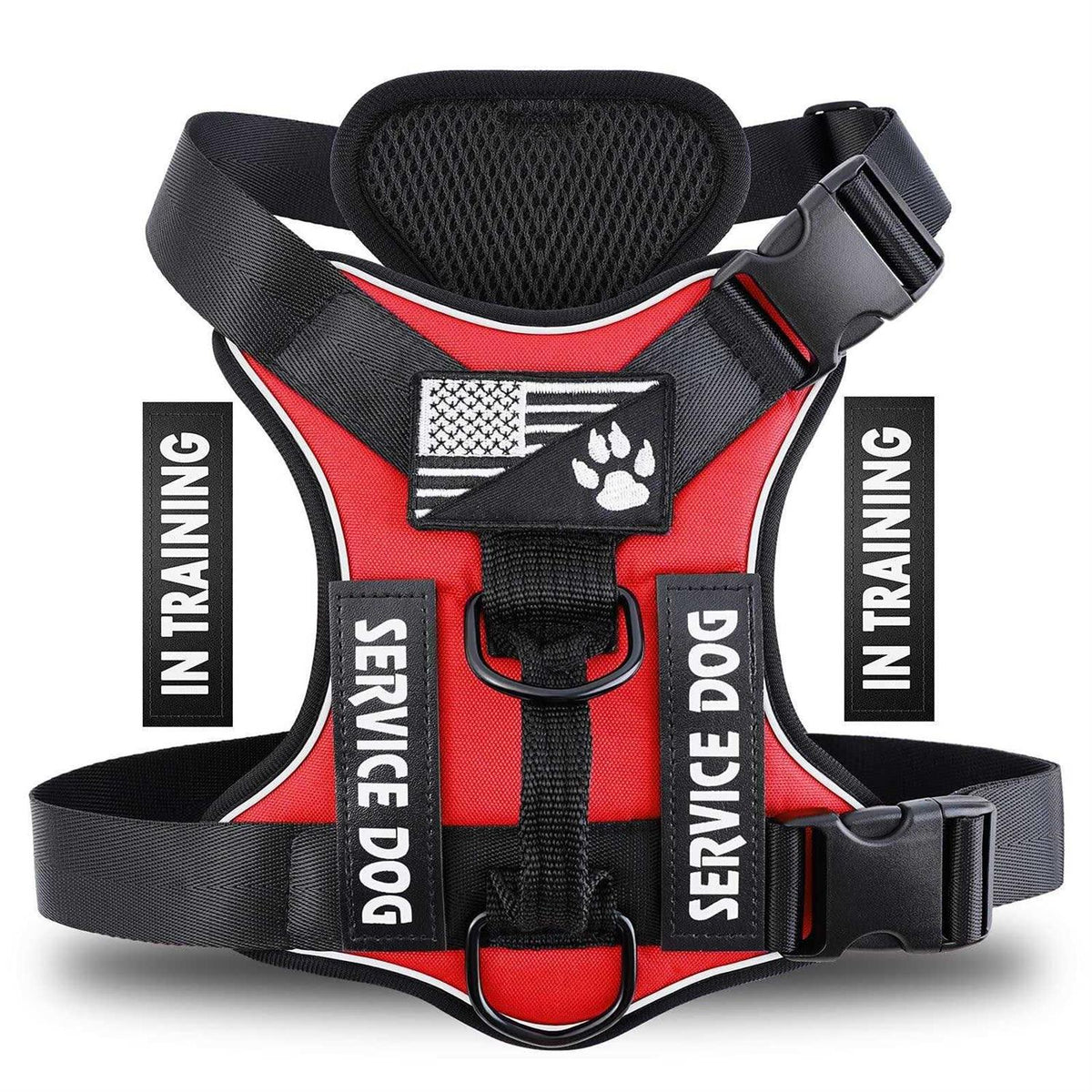 Reflective Dog Vest Harness with 5 PCS Patches R9813