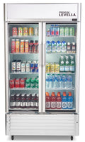 16 Cubic Foot 2-Glass Door Display Refrigerator D29800