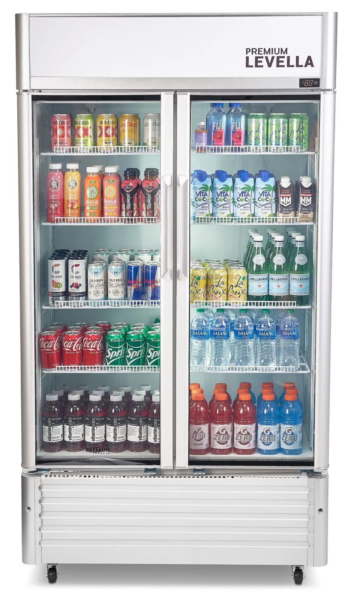 16 Cubic Foot 2-Glass Door Display Refrigerator D29800