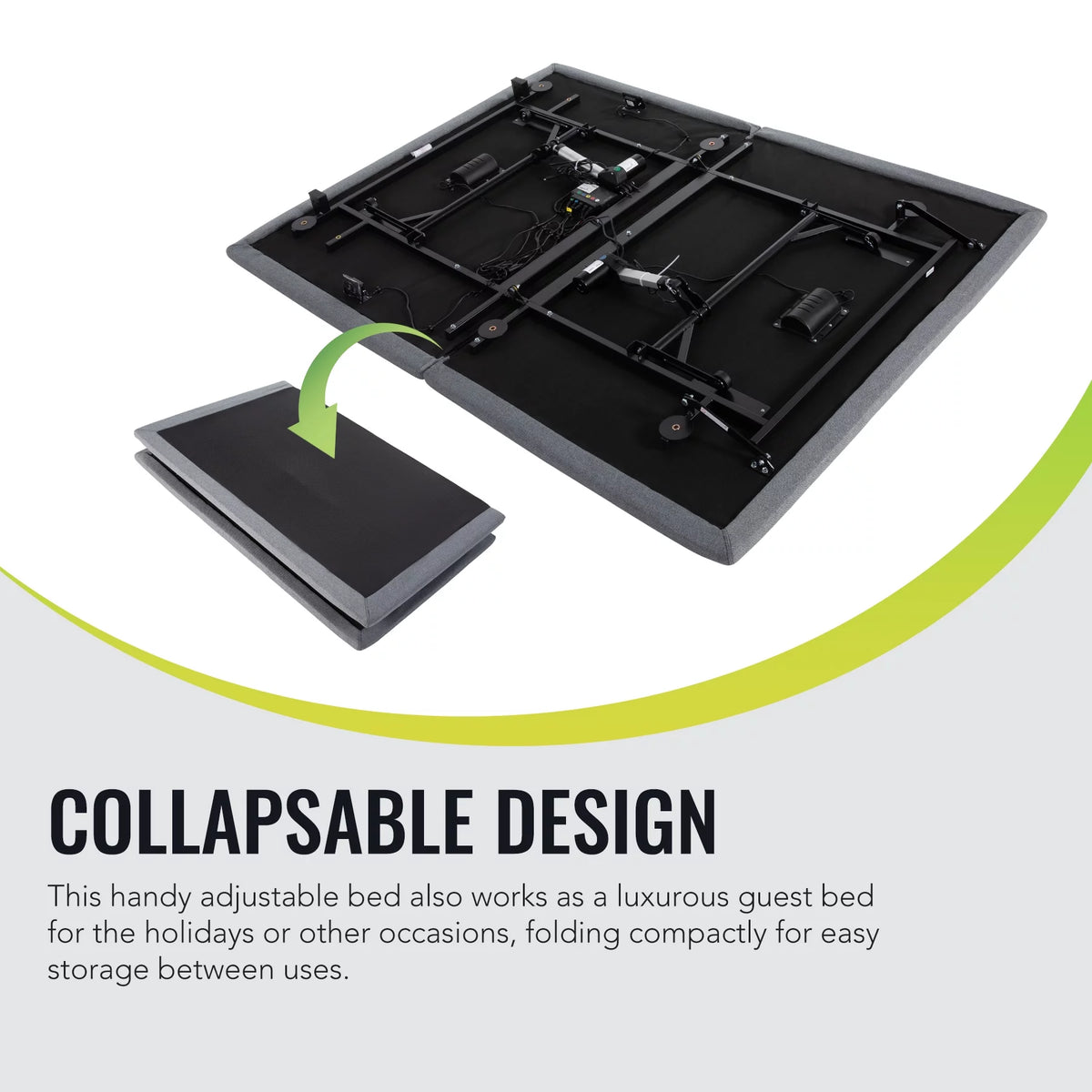Queen Size Motorized Bed Frame with Remote Control N71191