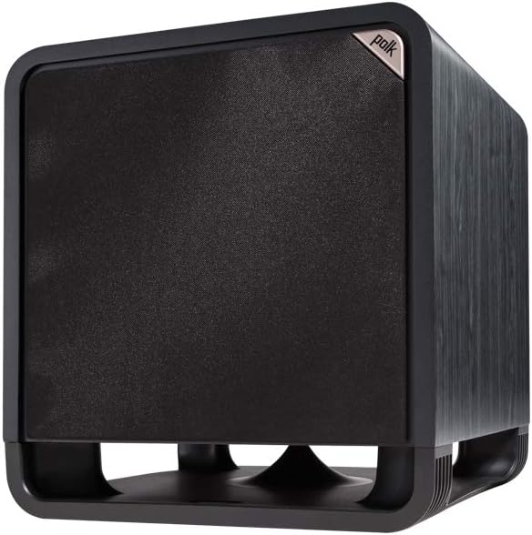 Powered Subwoofer with 12” Woofer, 400W Amp, Washed Black Walnut Q79253