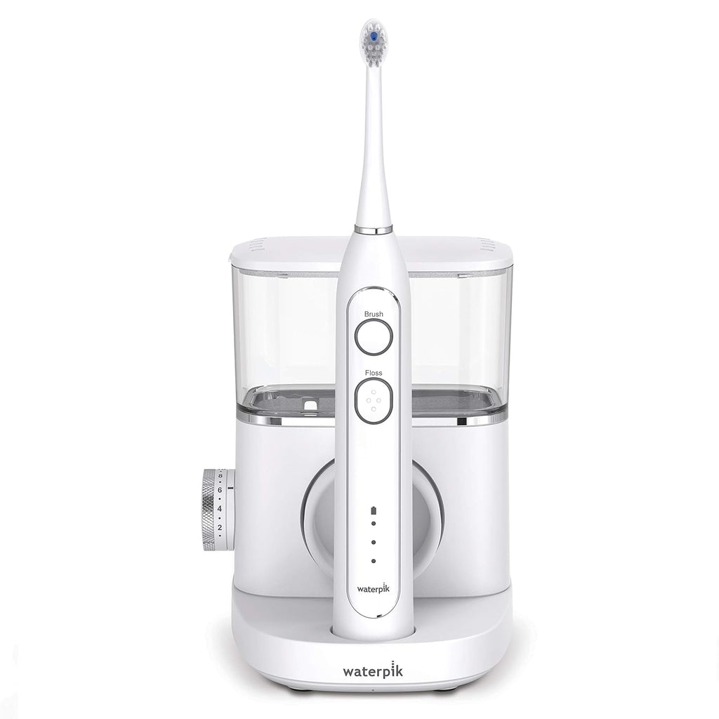 White Electric Toothbrush and Water Flosser Combo W70939