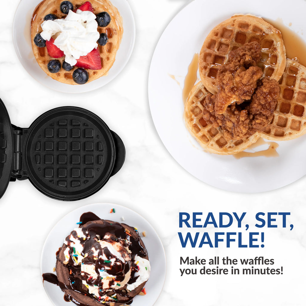 Pink Electric Waffle Maker T8145