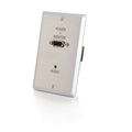 VGA+3.5mm Audio over UTP Wall Plate Receiver D550864