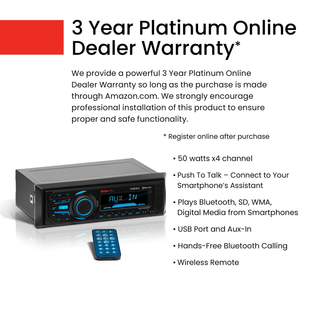 Marine Receiver with Bluetooth USB SD G7637