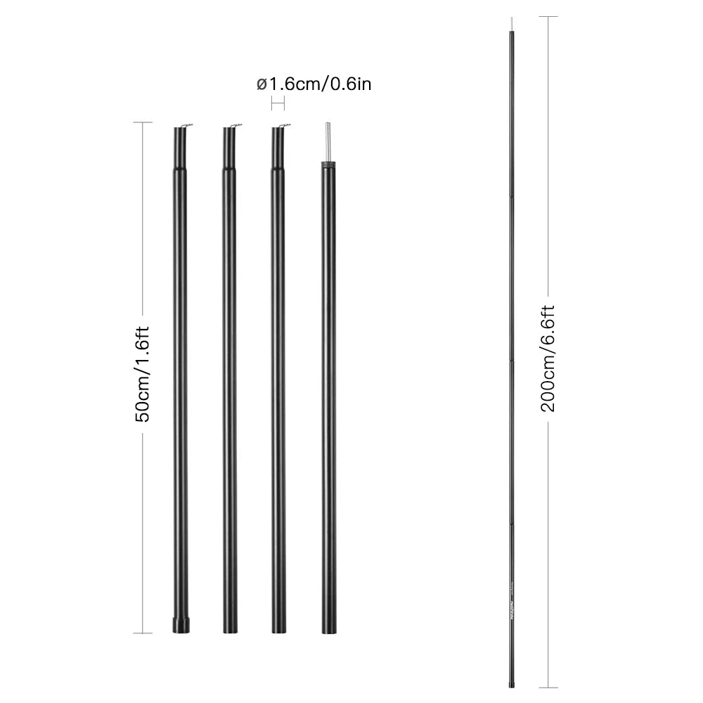 Tent Canopy Poles Set Z41844