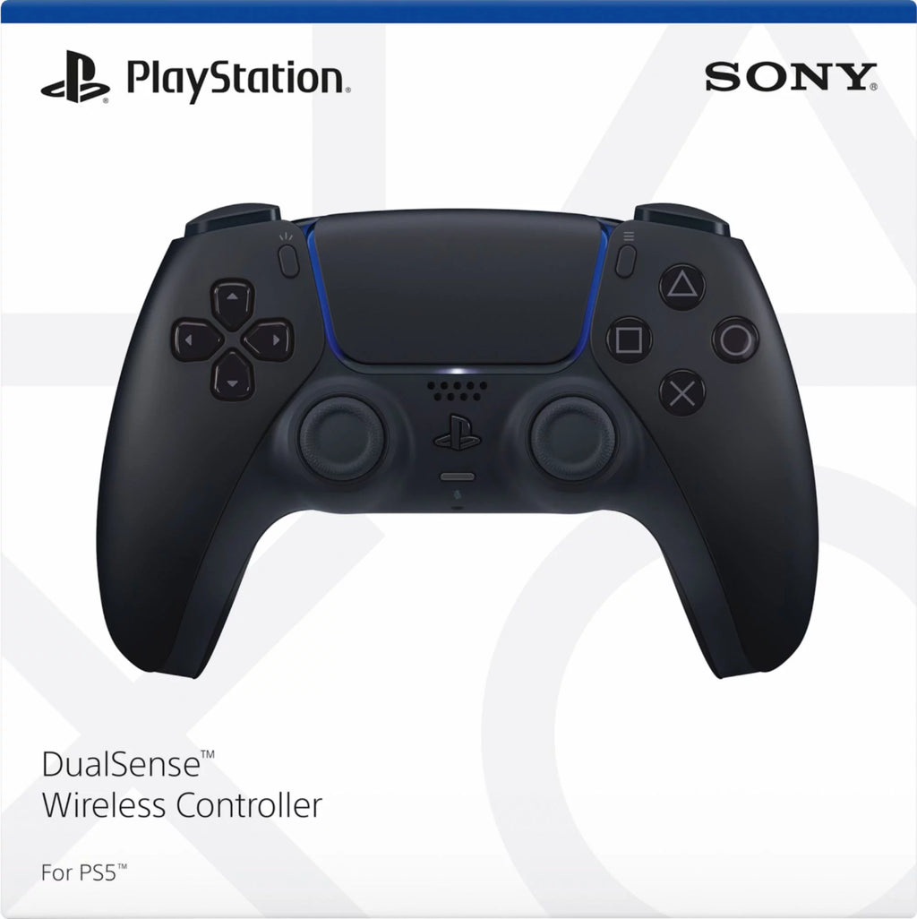 White and Midnight Black PlayStation 5 Disc Edition with Two Controllers J6932
