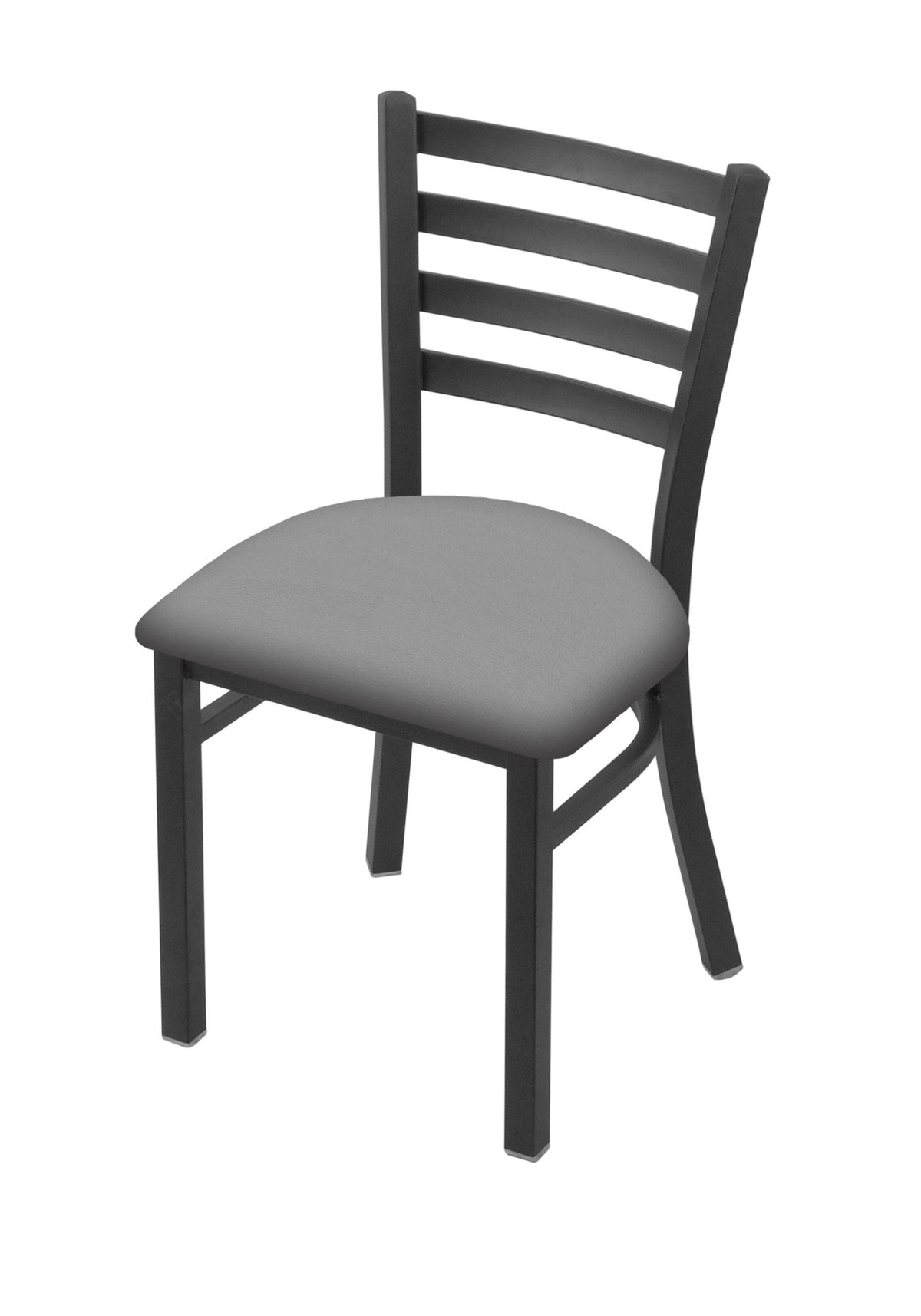 Pewter Finish Iron Seat Chair U62232
