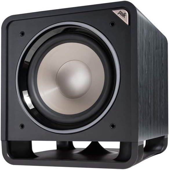 Powered Subwoofer with 12” Woofer, 400W Amp, Washed Black Walnut Q79253