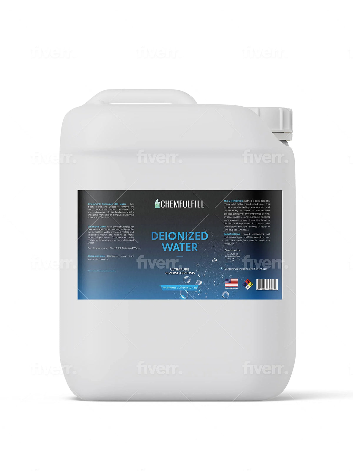 Deionized Water (Gallon (128 fl oz)) X525