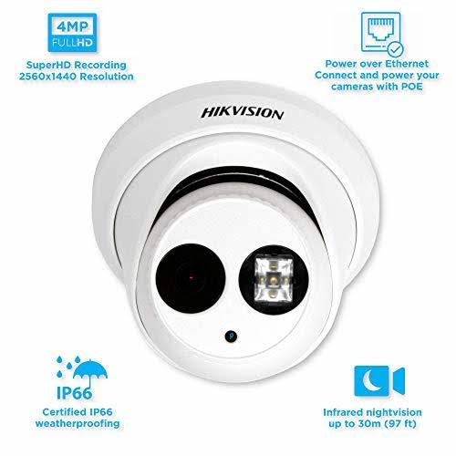 4MP WDR EXIR Turret IP Network Camera 2.8mm Y81774