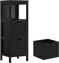 White 3 Removable Drawers Bathroom Floor Cabinet O19550