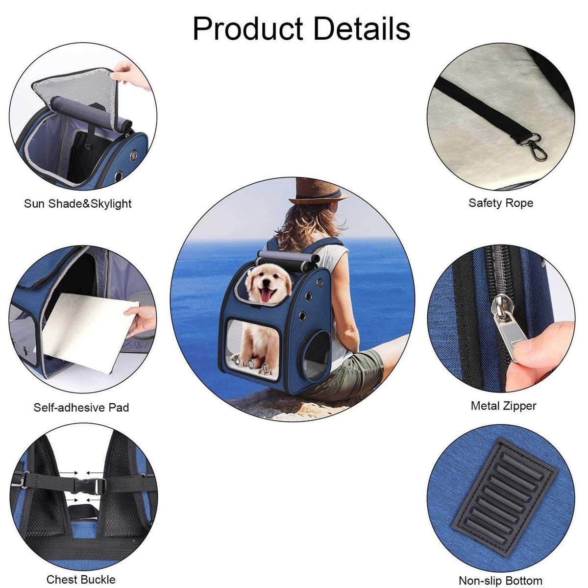 Expandable Pet Carrier Backpack E150458