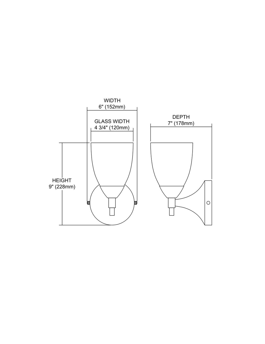 Polished Chrome 1-Light Sconce with Sandy Glass R43339