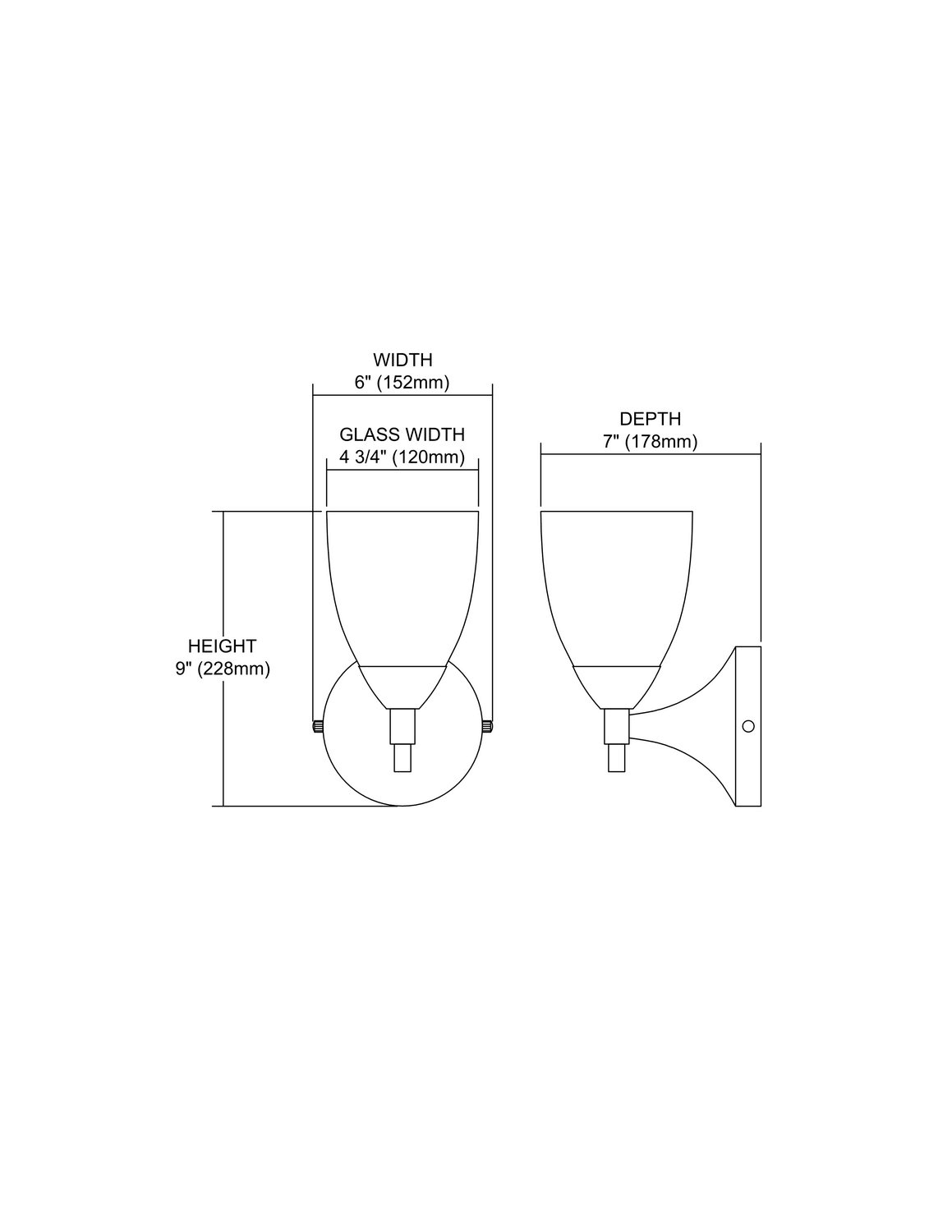 Polished Chrome 1-Light Sconce with Sandy Glass R43339