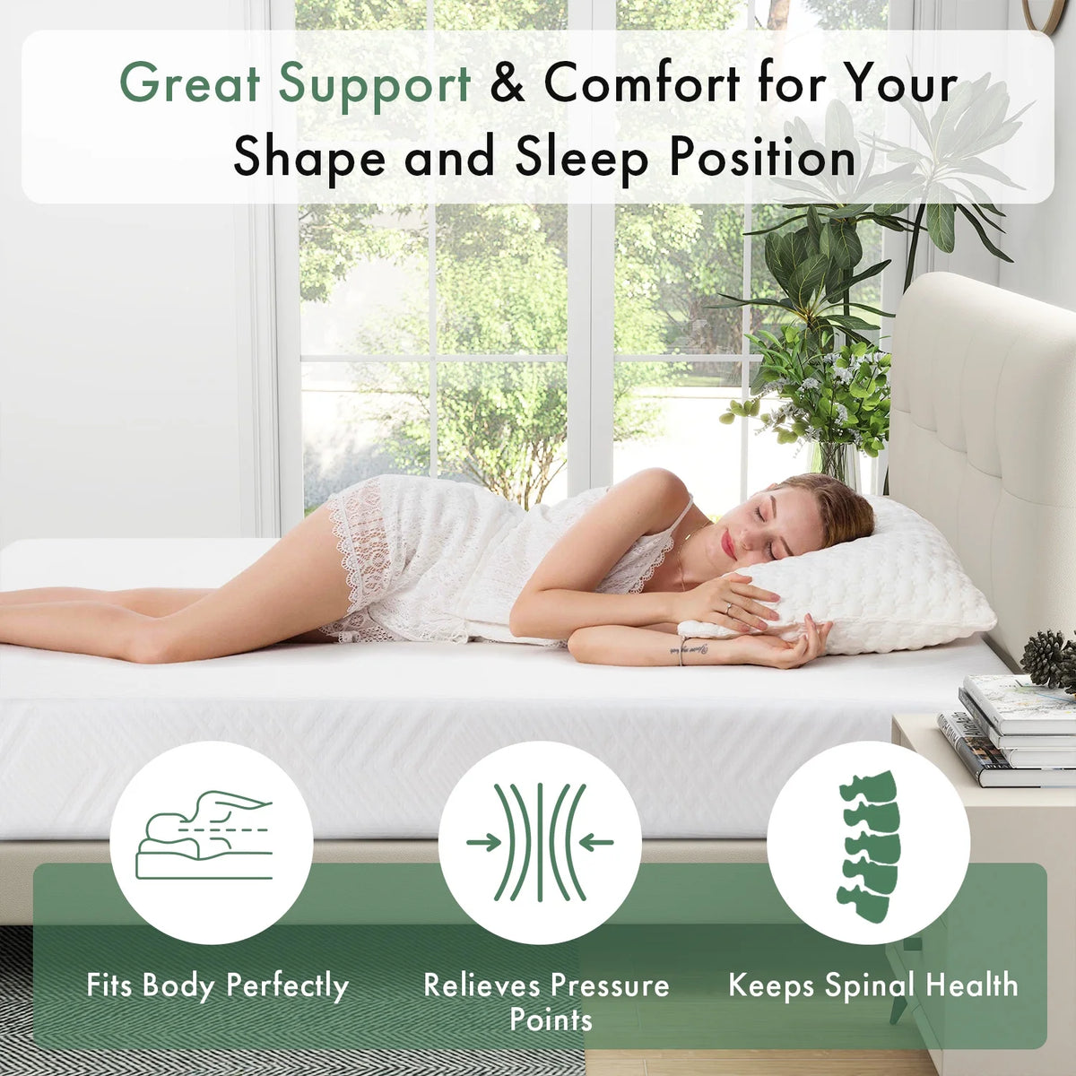 8 Cool Gel Memory Foam Mattress O790