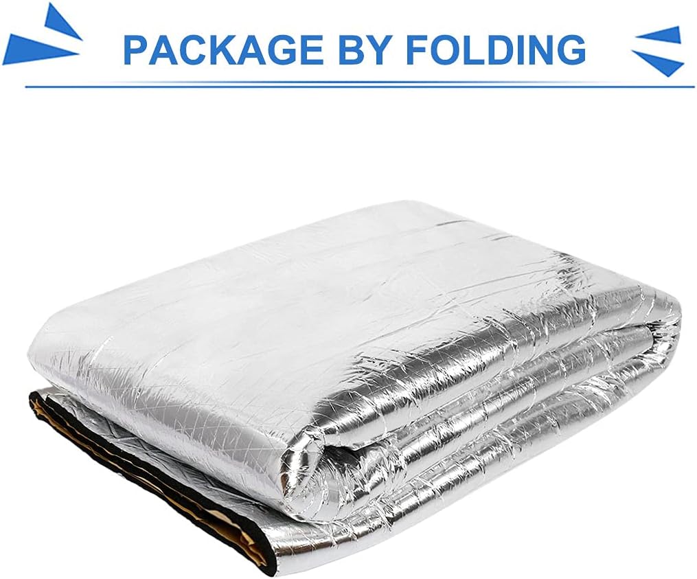 Car Noise Sound Deadener Insulation Mat Waterproof 60 x 40 Inches Q345851