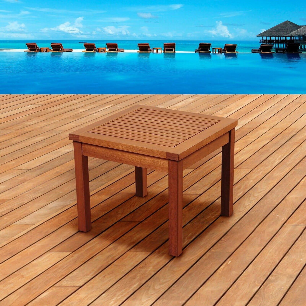 Eucalyptus Square Side Table C6025