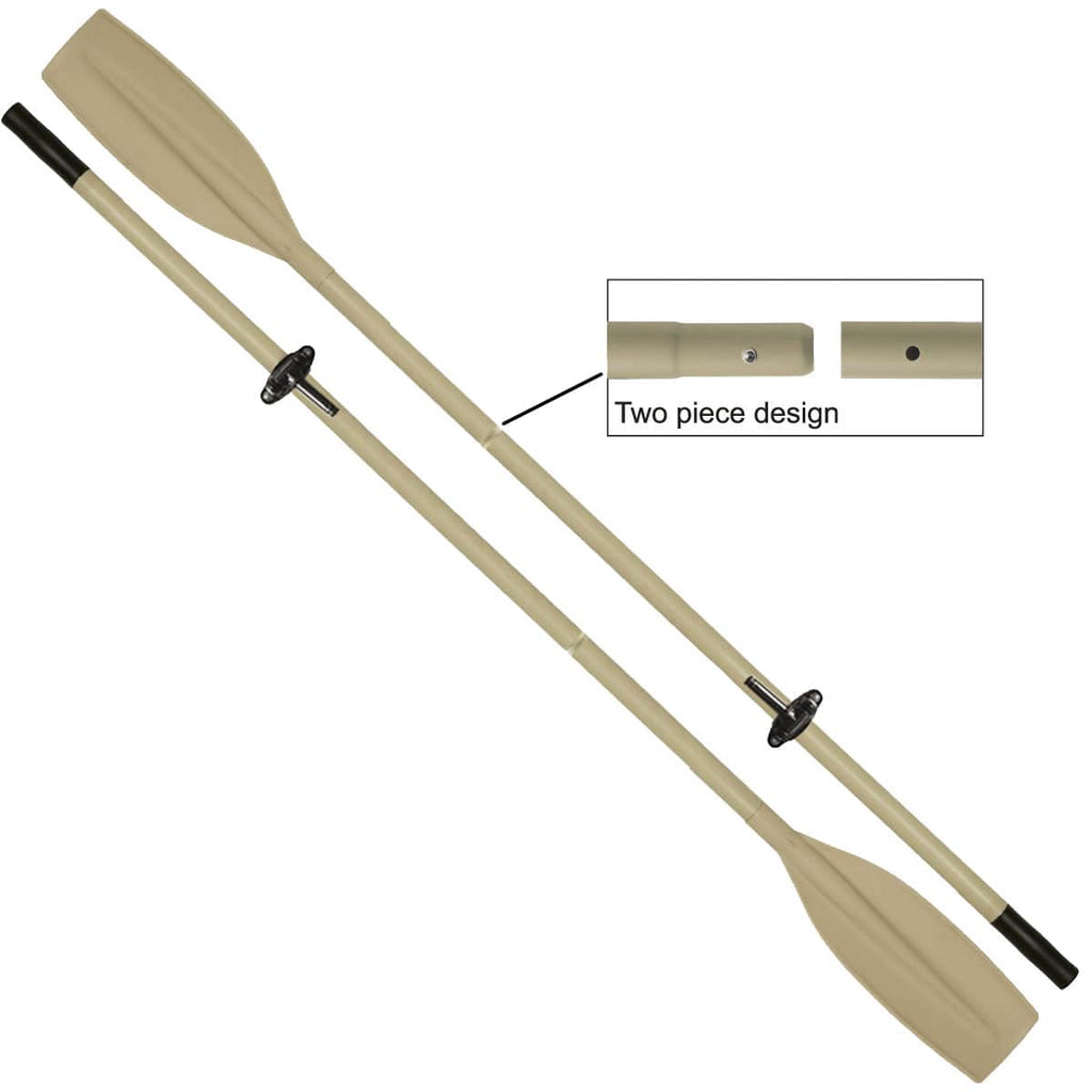 Heavy Duty Aluminum Oars, Split Shaft, 2 Piece, Pair I862022