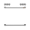 Electric Range Handle and Knob Kit in Brushed Stainless X35225