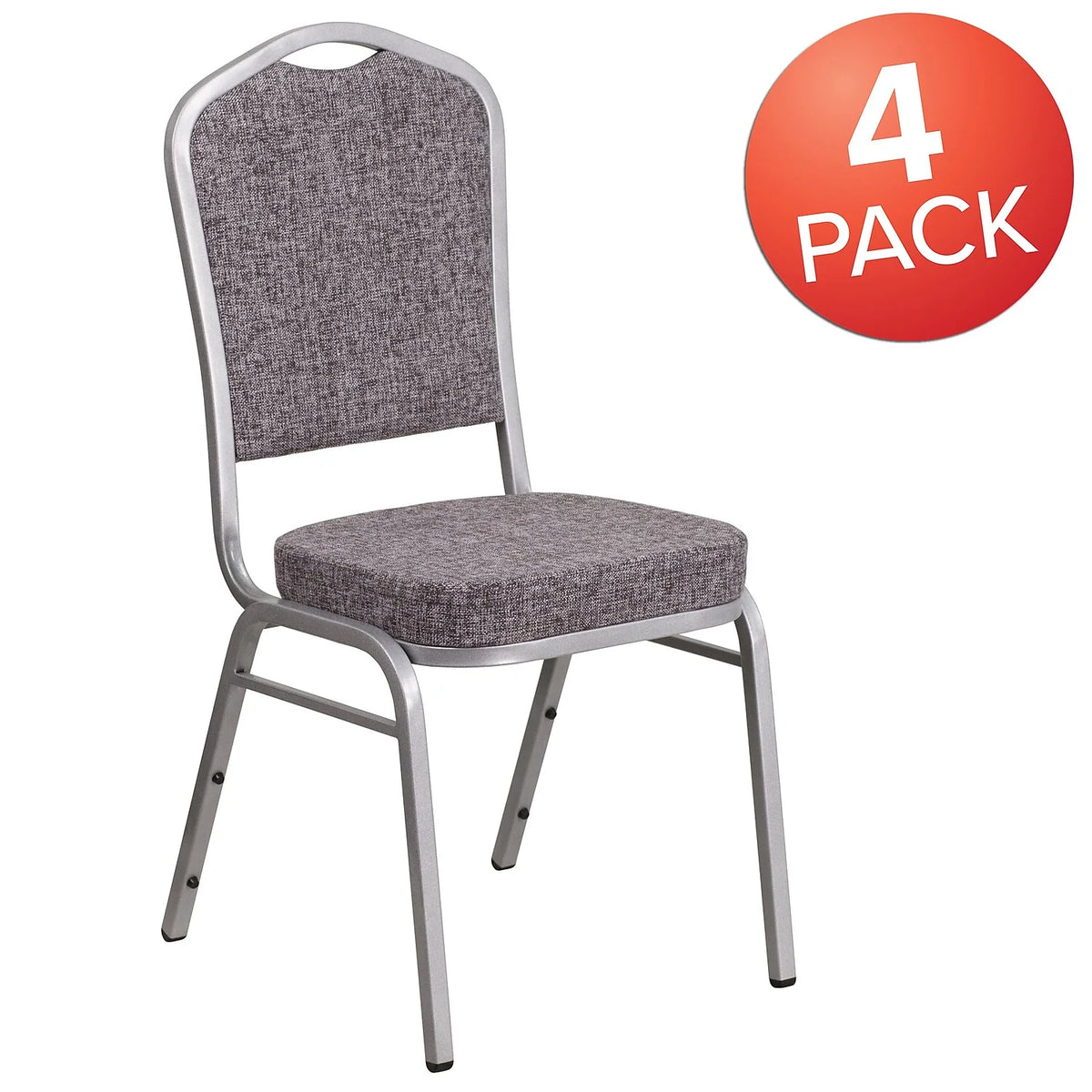 Stacking Banquet Chair, Heringbone, Set of 4 K17166