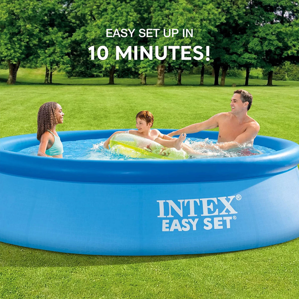 12ft x 30in Inflatable Swimming Pool with Filter Pump B685